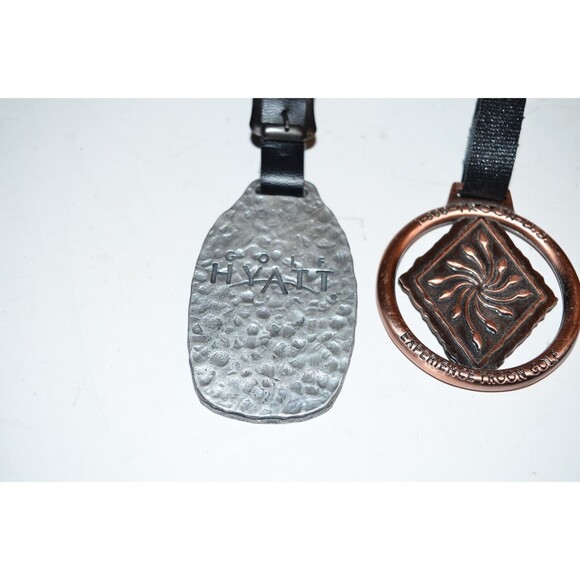 HTF Hyatt Westin LaCantera Metal Golf Bag Tag Lot San Antonio Texas 3pc lot - Picture 11 of 16